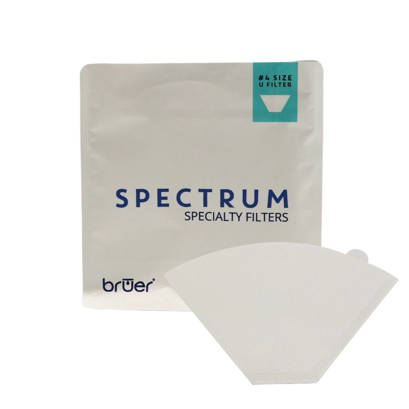 Bruer Spectrum U Shape Paper Filter #4 100pk